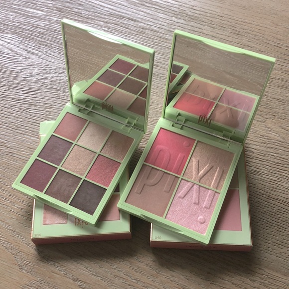 Pixi Set Eye Effects Shadow Palette, Nuance Quartette Blush Quad - Picture 1 of 5